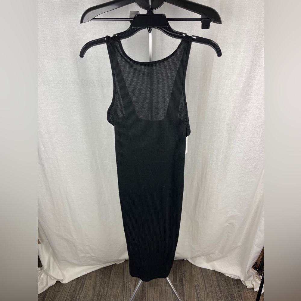 VELVET TORCH Black Racerback Bodycon Midi Dress Size Large (12-14) NWT - Picture 4 of 10
